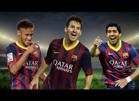 Neymar Jr, Messi, Suarez!