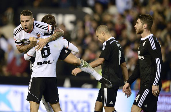 Valencia bröt Real Madrids segersvit på 22 raka vinster när man vann hemma på Mestalla med 2-1, Foto: Lockerdome