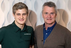 Marcus ihop med rådgivaren Eje Elgh från tiden i Caterham-stallet, nu väntar nya utmaningar i SAUBER, Foto: Aftonbladet