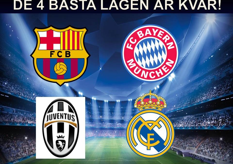 Semifinalklart i CL, äntligen gör de BÄSTA upp om titeln!