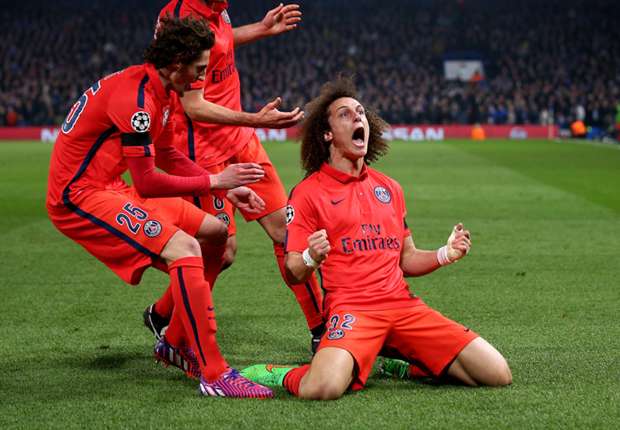 David Luiz blev den stora hjälten när Chelsea slogs ut i åttondelsfinalen. Kan PSG nå längre än kvartsfinal i år? Foto: GOAL.com