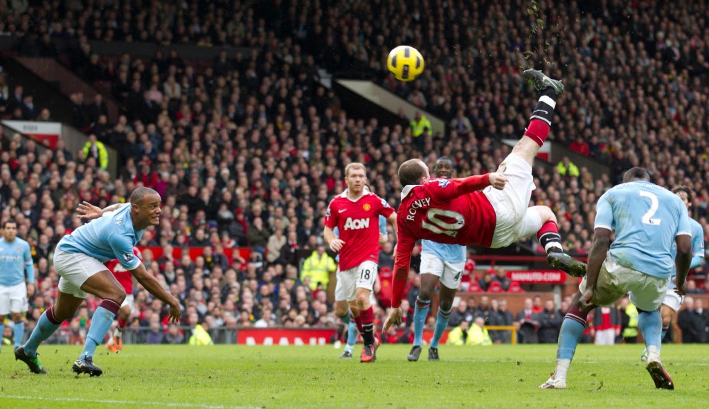 Vissa hävdar att Rooneys mål mot Manchester City är det snyggaste som någonsin gjorts. Jag förstår dom. Foto: Svensktspel.nu