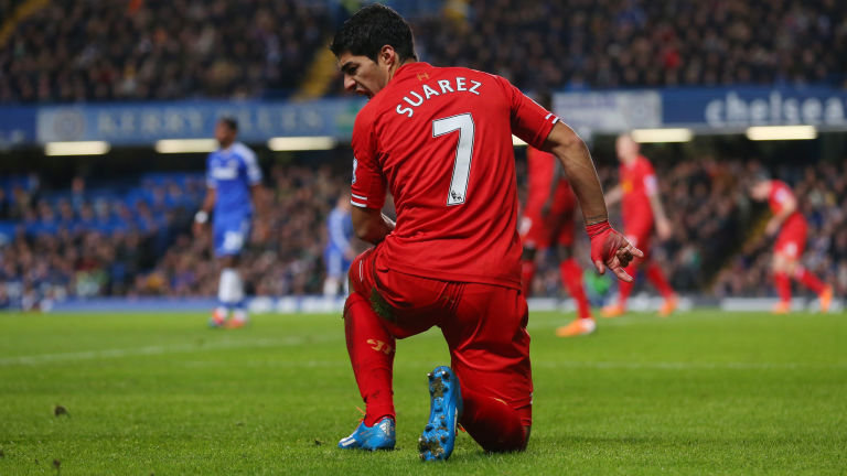 Suárez tid i Liverpool var en succé målmässigt men det blev en del skandaler också. Foto: Skysports