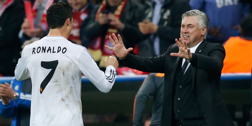 Ancelotti och Ronaldo