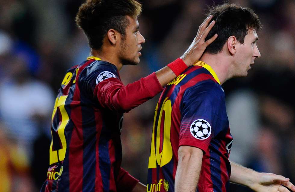 Neymar Jr och Messi blir skillnaden mellan lagen
