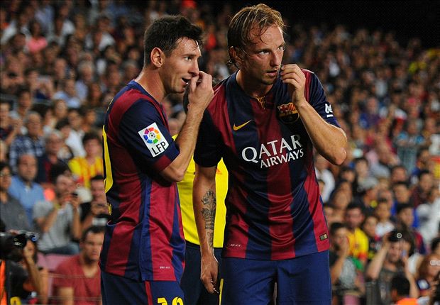 Messi och Rakític, snart tillsammans på innermittfältet? Foto: Goal.com
