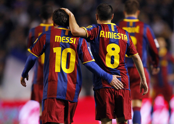 Messi och Iniesta, så bra var för sig, hur bra skulle de inte vara ihop? Foto: Sportige