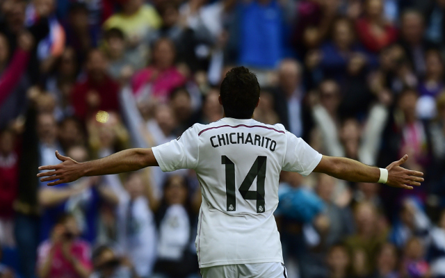 Chicharito är lite överraskande Real Madrids hetaste spelare den senaste veckan! Foto: Caughtoffside