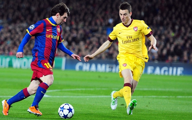 Messi gillar att ställas mot Arsenal. Gjorde 4 mål i en och samma match för ett antal år sedan mot Londonlaget.